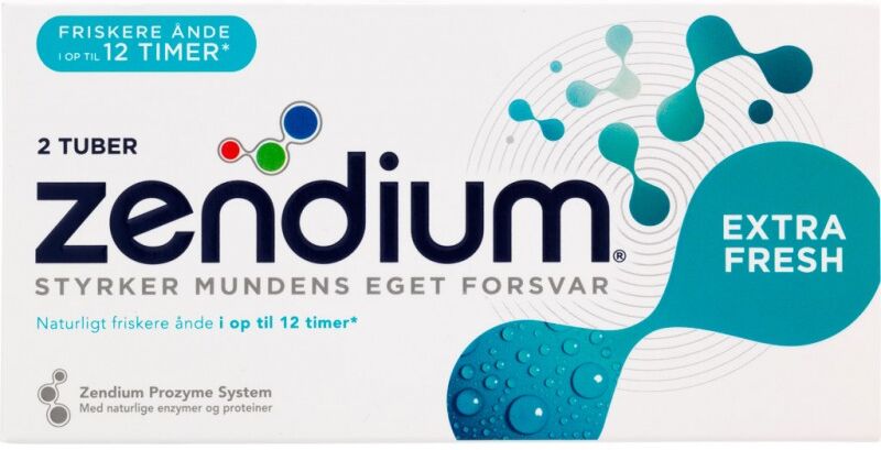 Zendium Extra Fresh 2-pack Tandkr&auml;m 2 x 50 ml Tandkr&auml;m