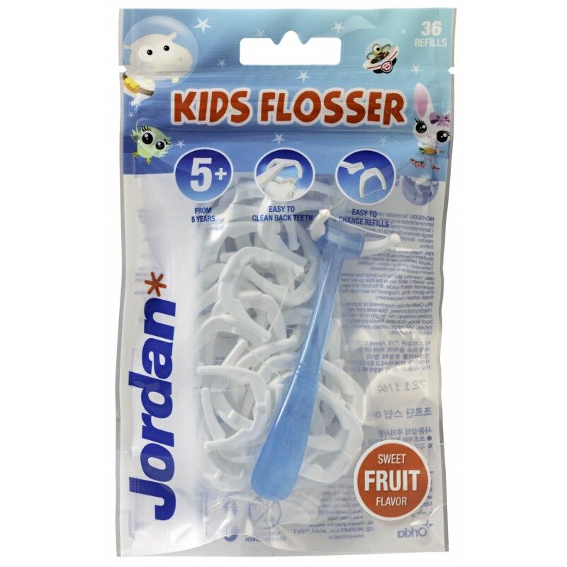 Jordan Kids Flosser 5+ 36 st Tandv&aring;rd