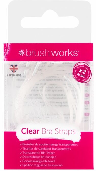 Brush Works Clear Bra Straps 4 st Accessoarer