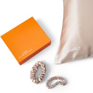 OHAIRO Pure Silk Pillow Case Set Champagne