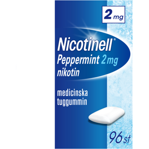 Nicotinell Peppermint Medicinskt tuggummi 2 mg 96 st