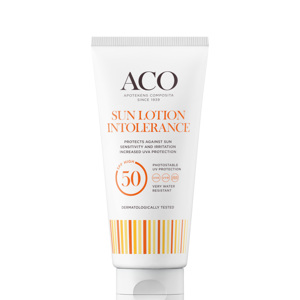 ACO Sun Intolerance Lotion SPF50 Parfymfri Solskydd Solkänslig Hy 100 ml