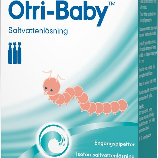 Otri-Baby saltvattenlösning, 18 st engångspipetter