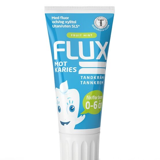 Flux Junior Tandkräm 0-6 år 50 ml