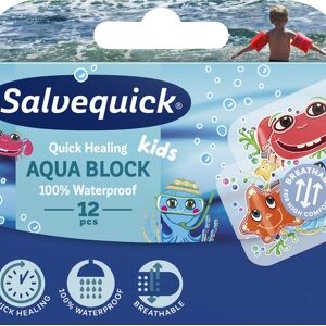 Salvequick Aqua Block Kids 12 st