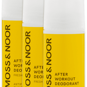 Moss & Noor After Workout Deodorant Fresh Grapefruit 3-pack