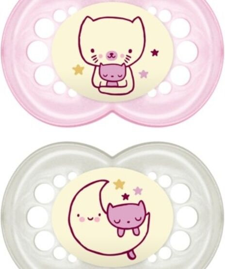 MAM Original Night Napp 16-36 månader Rosa 2-pack MAM Original Night Napp 16-36 månader Rosa 2-pack