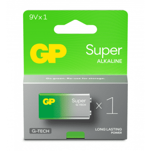 GP Batteries Super Alkaline 9V-batteri 1-pack