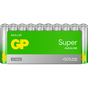 GP Batteries Super Alkaline AAA-batteri 24A / LR03 20-pack