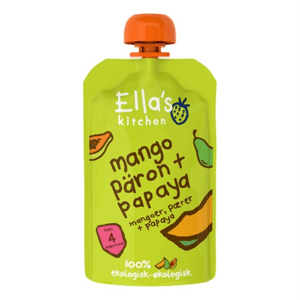 Ella's Kitchen Puré Mango Päron och Papaya 120 g