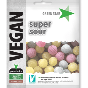 Green Star Super Sour Vegan 100 g