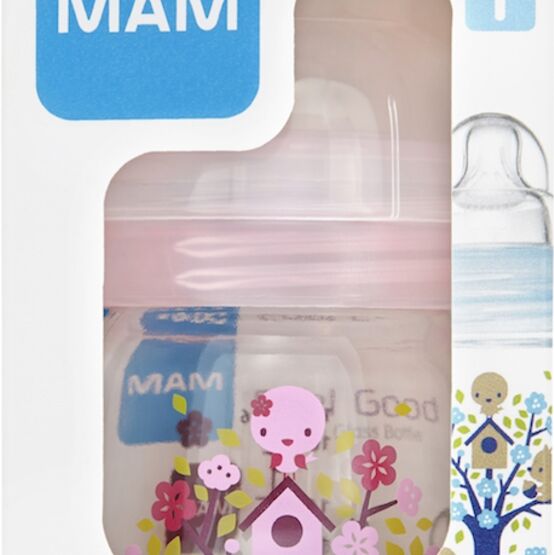 MAM Mam Feel Good Glasflaska 170ml MAM Mam Feel Good Glasflaska 170ml