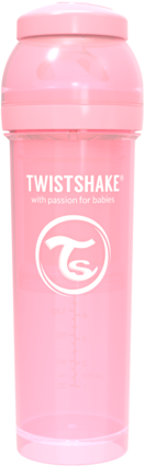 Twistshake Anti-Colic 330 ml Pastell Rosa Twistshake Anti-Colic 330 ml Pastell Rosa