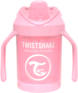 Twistshake Mini Cup 230 ml 4+m Pastell Rosa Twistshake Mini Cup 230 ml 4+m Pastell Rosa