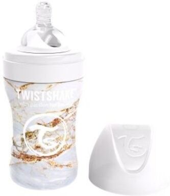 Twistshake Anti-Colic Stainless Steel 260 ml Marble White