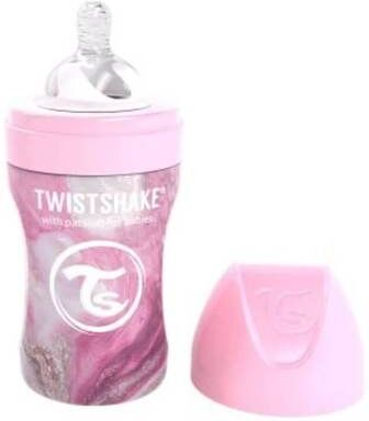 Twistshake Anti-Colic Stainless Steel 260 ml Marble Pink Twistshake Anti-Colic Stainless Steel 260 ml Marble Pink