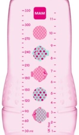 MAM Active Baby Nappflaska Rosa  330 ml MAM Active Baby Nappflaska Rosa  330 ml