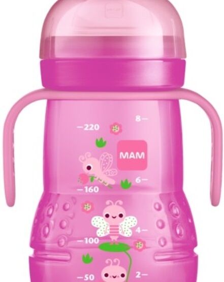 MAM Trainer Flaska Rosa 220 ml MAM Trainer Flaska Rosa 220 ml