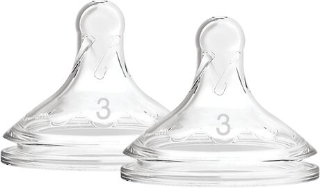 Dr Brown Level 3 Wide-Neck Silicone Options + Nipple 2-pack Dr Brown Level 3 Wide-Neck Silicone Options + Nipple 2-pack