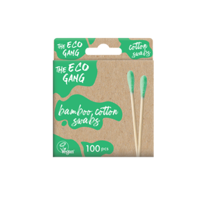The Eco Gang Cotton Swabs Green 100-pack