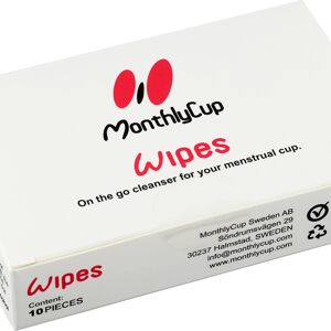 MonthlyCup Wipes 10-pack