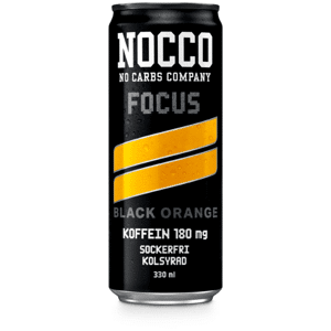 NOCCO Focus Black Orange 330 ml