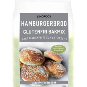 Lindroos Glutenfri Mjölmix Hamburgerbröd 338 g