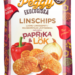 Veggie Peggy Linschips Paprika & Lök 75 g