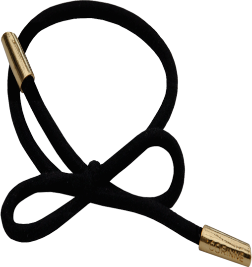 Corinne Hair Tie Bow Plain Black Corinne Hair Tie Bow Plain Black