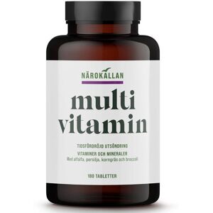 Närokällan Multivitamin Tidsfördröjd 180 tabletter