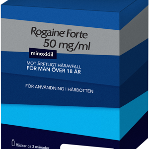 Rogaine Forte, kutan lösning 50 mg/ml 3 x 60 ml