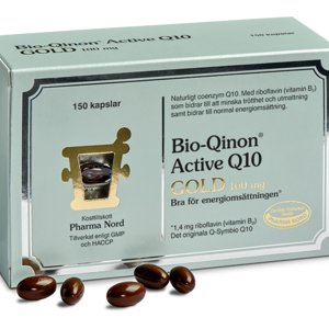 Pharma Nord Bio-Qinon Active Q10 Gold 100 mg 150 kapslar