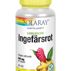 Solaray Ingefärrot 100 kapslar