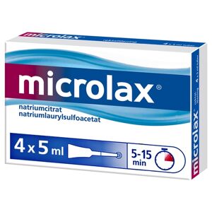 Microlax mikrolavemang 4 x 5 ml