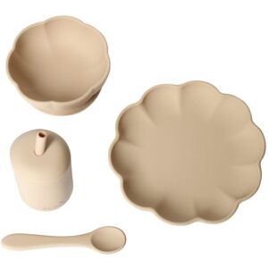 Jack o Juno Little Poppy Dining Set Oatmeal