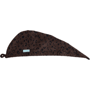 Najell hårhandduk Leopard Brown