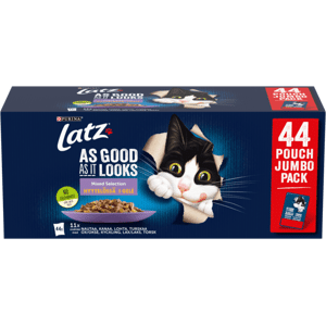 Purina Latz As Good As It Looks Mixed Selection i géle 44 x 85 g