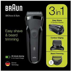 Braun Series 3 Rakapparat Black 300BT