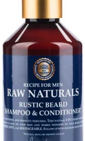 Raw Naturals Brewing Company RAW Naturals Rustic Beard Shampoo & Conditioner 250 ml Raw Naturals Brewing Company RAW Naturals Rustic Beard Shampoo & Conditioner 250 ml