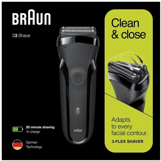 Braun Shaver Series 3 Black 300s Braun Shaver Series 3 Black 300s