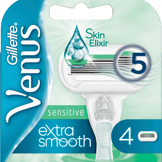 Venus Extra Smooth Sensitive Rakblad 4 st Venus Extra Smooth Sensitive Rakblad 4 st