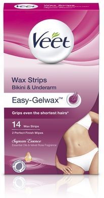 Veet Wax Strips Bikini/Underarm 14 st Veet Wax Strips Bikini/Underarm 14 st