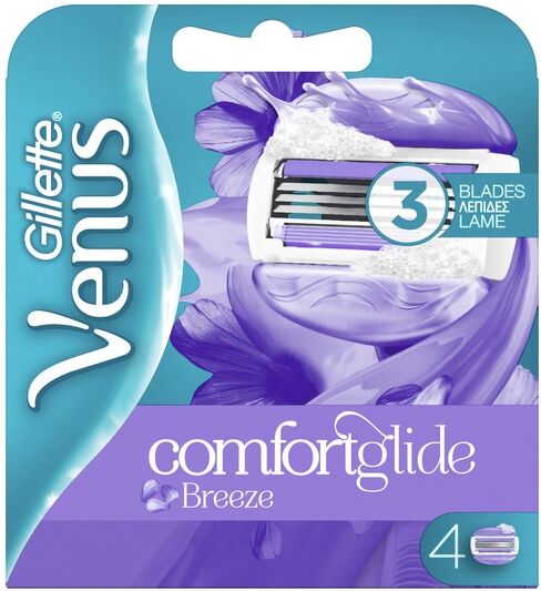Venus ComfortGlide Breeze Rakblad 4 st Venus ComfortGlide Breeze Rakblad 4 st