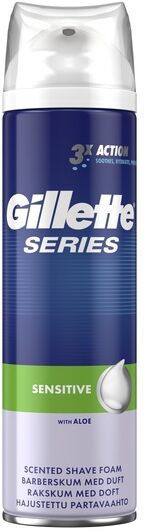 Gillette Series Sensitive Rakskum 250 ml Gillette Series Sensitive Rakskum 250 ml
