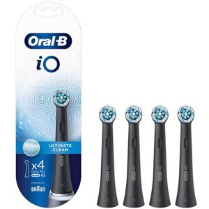 Oral-B iO Ultimate Clean Svart Tandborsthuvud 4-pack