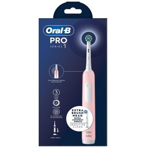 Oral-B Pro Series 1 Rosa Eltandborste 2 Tandborsthuvuden Designed by Braun