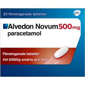 Alvedon Novum, filmdragerad tablett 500 mg, 20 st