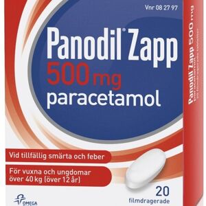 Panodil Zapp, filmdragerad tablett 500 mg 20 st