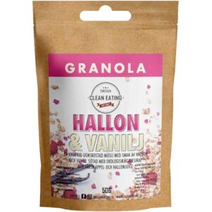 Clean Eating Granola Hallon & Vanilj 50 g