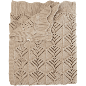 BIBS Knitted Blanket Wavy Vanilla